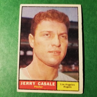 1961 - TOPPS BASEBALL CARD NO. 195 - JERRY CASALE - ANGELS