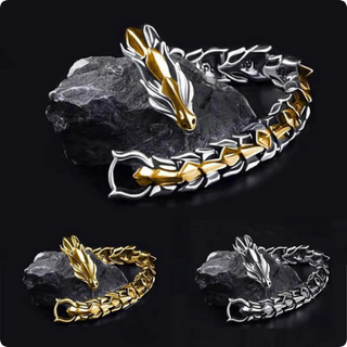 Viking Domineering Dragon Vintage Punk Hiphop Bangle Bracelet