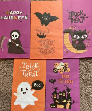 Trick or Treat Bags (Set of 5)