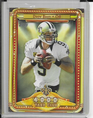 Drew Brees 2013 Topps 4000 Yard Club #1