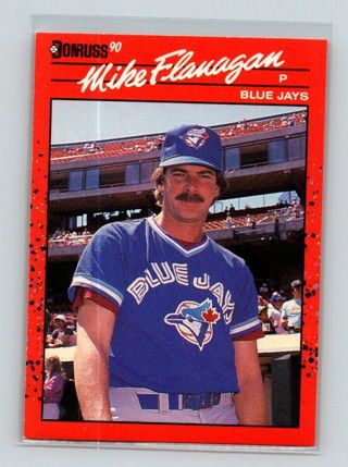 Mike Flanagan 1990 Donruss Toronto Blue Jays