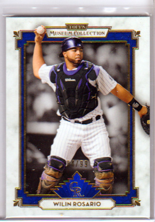 \Wilin Rosario,  2014 Topps Museum Collection Card #11, Colorado Rockies, 84/99,  (EL)