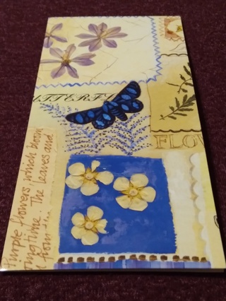 Floral-Butterfly Greeting Card 