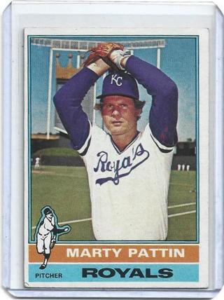 1976 TOPPS MARTY PATTIN CARD