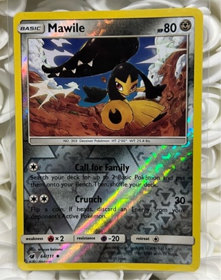 Mawile 64/111 Reverse Holo Pokemon TCG Card 