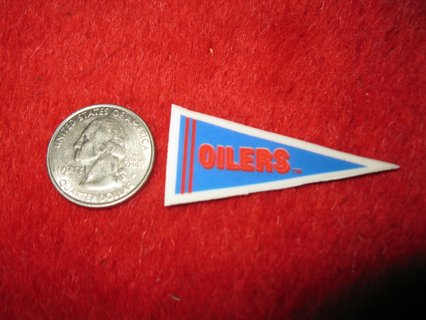 198o's NFL Football Pennant Refrigerator Magnet: Oilers