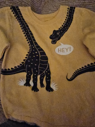 Yellow Dinosaur shirt