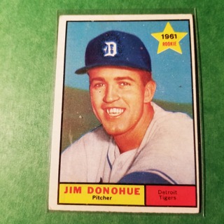 1961 - TOPPS BASEBALL CARD NO. 151 - JIM DONOHUE ROOKIE - TIGERS