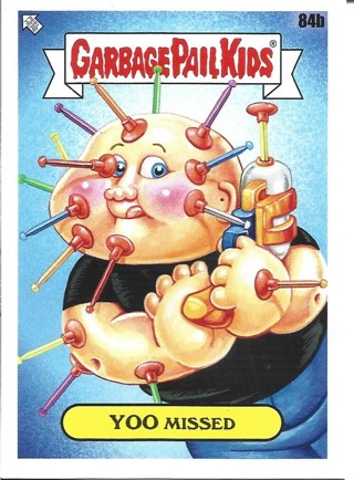 Brand New 2024 Topps Garbage Pail Kids Yoo Missed Sticker From the Kids At Play Set 