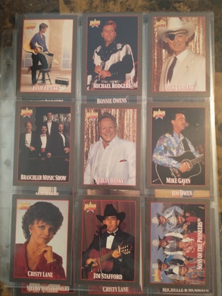 set of 9 music cards free shipping