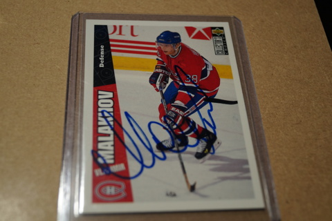 Autographe Hockey Card