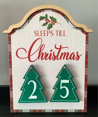 Christmas Advent Countdown Calendar - New