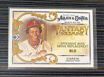 Rod Carew insert