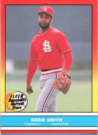 1988 Fleer Ozzie Smith Hottest Stars