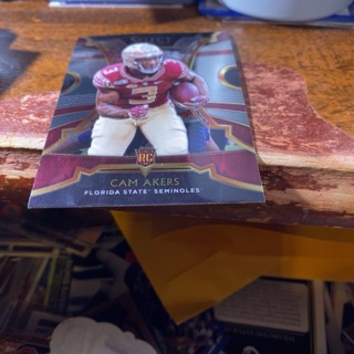 2020 panini chronicles draft picks select cam Akers rookie rookie football card 