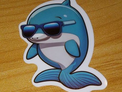 Dolphin Cute one new vinyl sticker no refunds regular mail only Very nice these are all nice