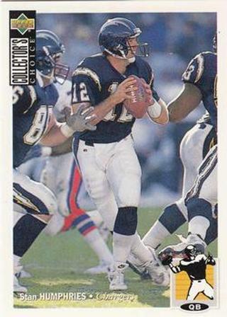 Tradingcard - NFL - 1994 Collector's Choice #144 - Stan Humphries - San Diego Chargers