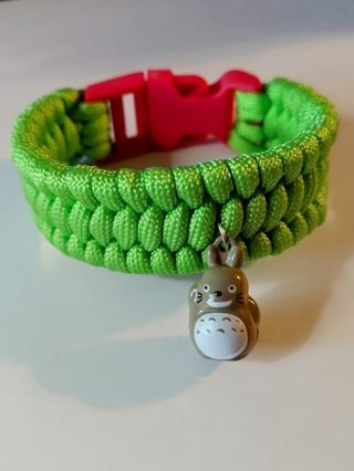 Hand-made Totoro Paracord Bracelet