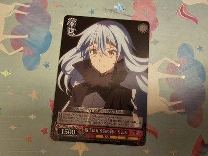 Anime weiss schwarz card