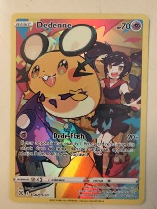 Dedenne tg07/tg30 rare holo nm pokemon