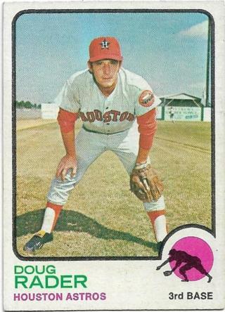 1973 TOPPS DOUG RADER CARD