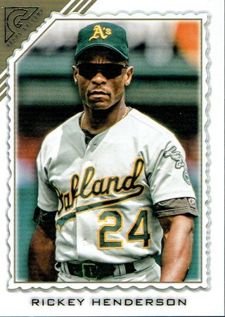 Topps Gallery 2022 Collectible MBA Baseball Card #199 Rickey Henderson