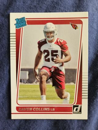 2021 Donruss Rated Rookie Zaven Collins