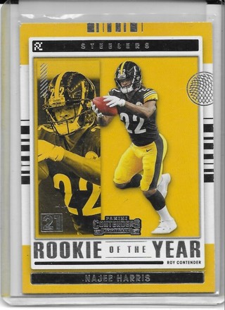 Najee Harris 2021 Contenders Rookie of the Year Contender #ROY-NHA