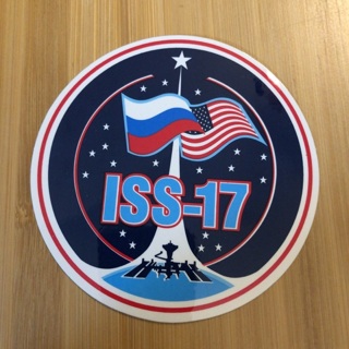 NASA ISS-17 Sticker