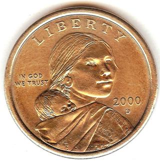 2000-D Sacagawea Golden Dollar Coin