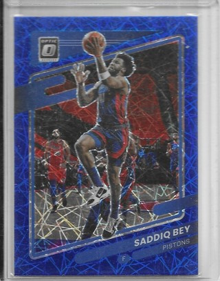 Saddiq Bey 2021-22 Optic Blue Velocity #126