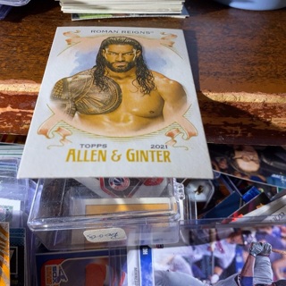 2021 topps Allen & ginter heritage roman reigns wrestling card 