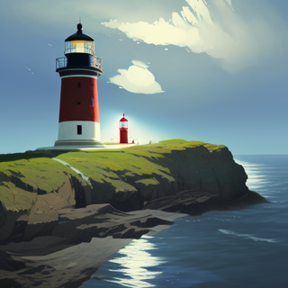 Listia Digital Collectible: East Brother Island Lighthouse