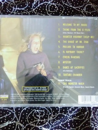 The Haunted House CD -The X Files Theme, The Monster Mash NEW