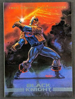 Black Knight 1993 Marvel Masterpieces Skybox Card #65