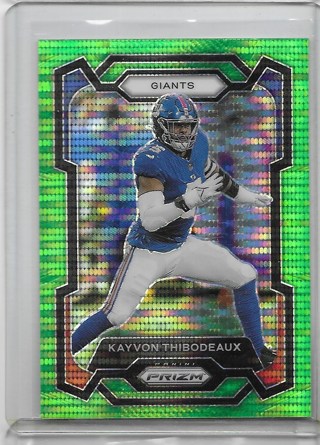 Kayvon Thibodeaux 2023 Prizm Prizms Neon Green Pulsar #224