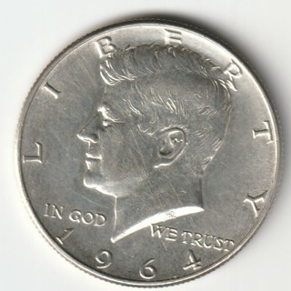 1964-D Kennedy Half Dollar 90% Silver U.S. Fifty Cent Coin