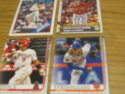 FOUR TOPPS BASEBALL CARDS LOT 1001