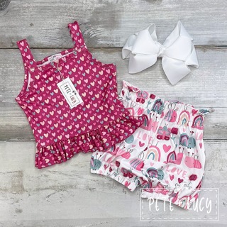 BNWT Super Cute Lady Bug Shorts Set 