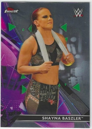 2021 WWE Topps Finest Chrome - Shayna Baszler Card #35 NM