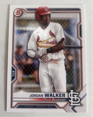 2021 Bowman Prospects Jordan Walker Rookie St. Louis Cardinals #BP-146