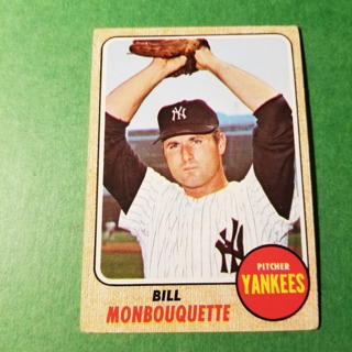 1968 - TOPPS BASEBALL CARD NO. 234 - BILL MONOUQUETTE - YANKEES