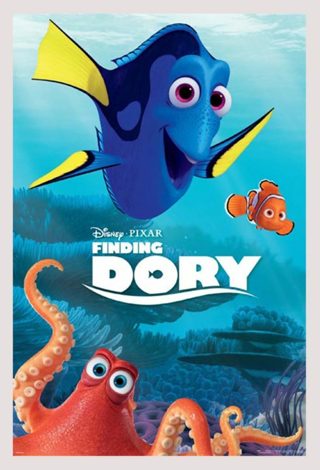 "Finding Dory" HD "Vudu or Movies Anywhere" Digital Movie Code