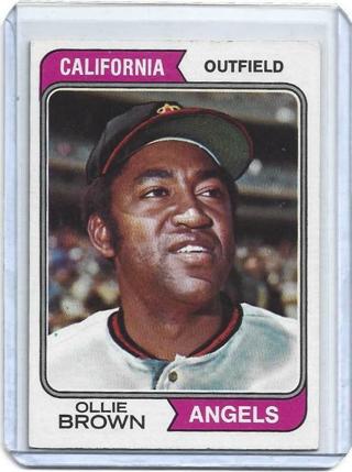 1974 TOPPS OLLIE BROWN CARD