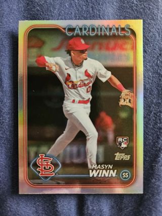 2024 Topps Rainbow Foil Rookie Masyn Winn