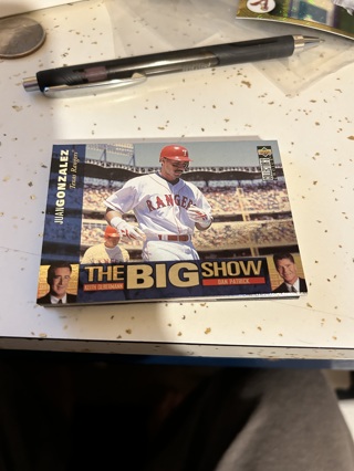 1997 upper deck collectors choice the big show juan gonzalez