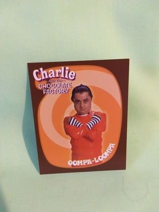 Charlie & The Chocolate Factory mini Trading Card