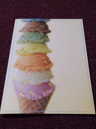 Greeting Card - Ice Cream Cone