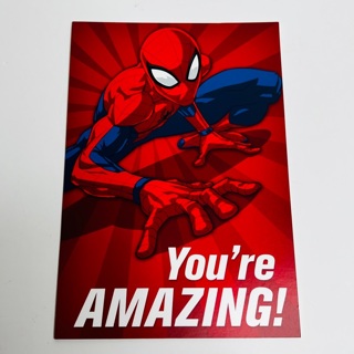 Spiderman Birthday Greeting Card 