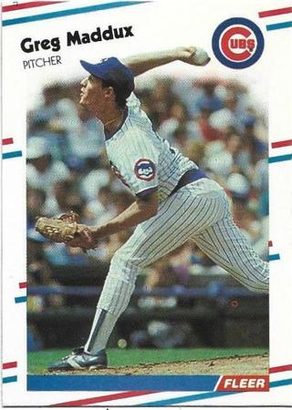 1988 FLEER GREG MADDUX CARD